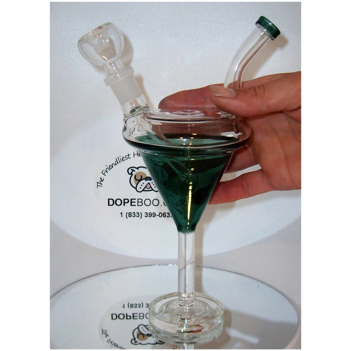 8 Inch Martini Glass Bong